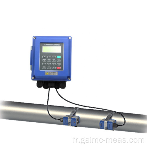 Débitmètre à ultrasons à sangle avec écran LCD à carte SD